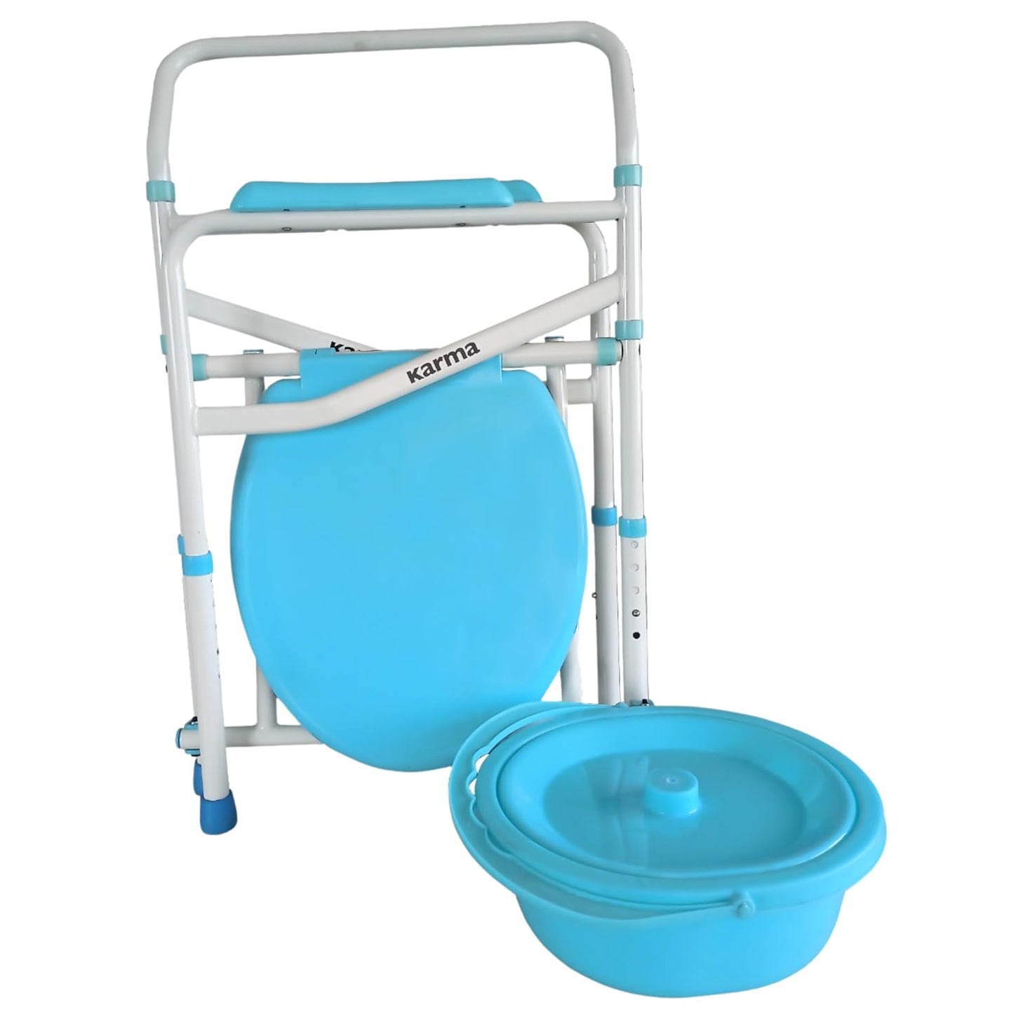 Karma Aqua 2 Blue Commode Chair