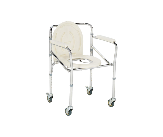 Flamingo Classic Commode Chair with Wheel