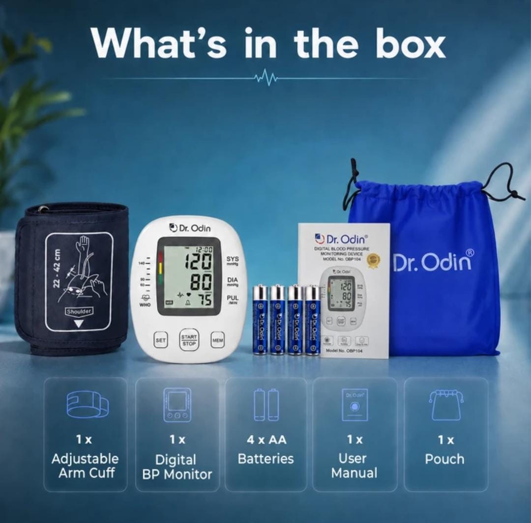 Dr. Odin OBP104 Pulse Mini Digital Blood Pressure Monitor