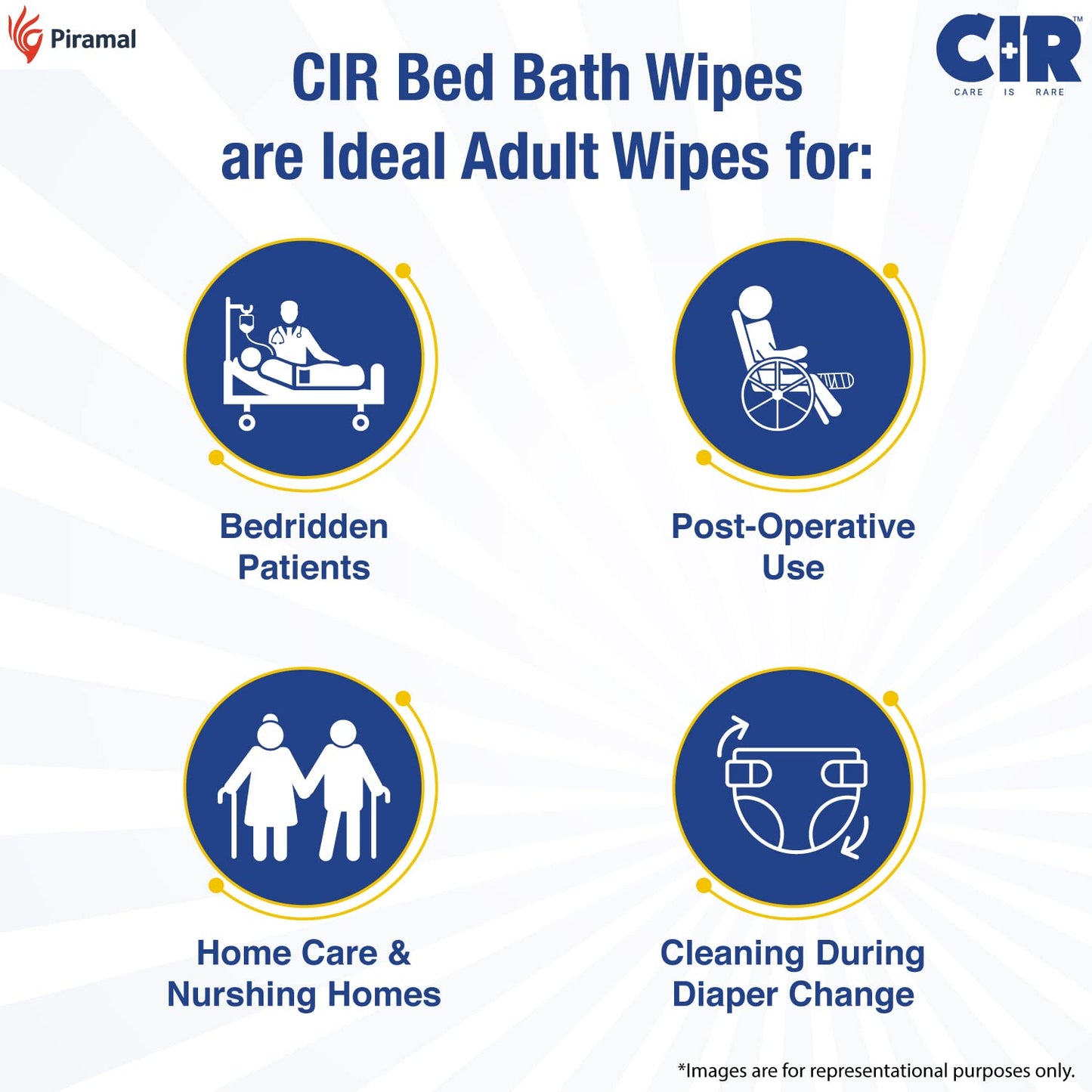 Bed Bath Wipes for Adults