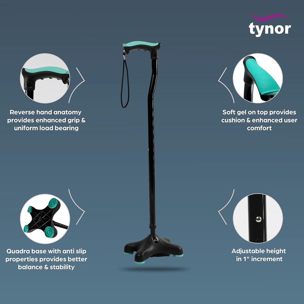 Tynor Quadra Stick