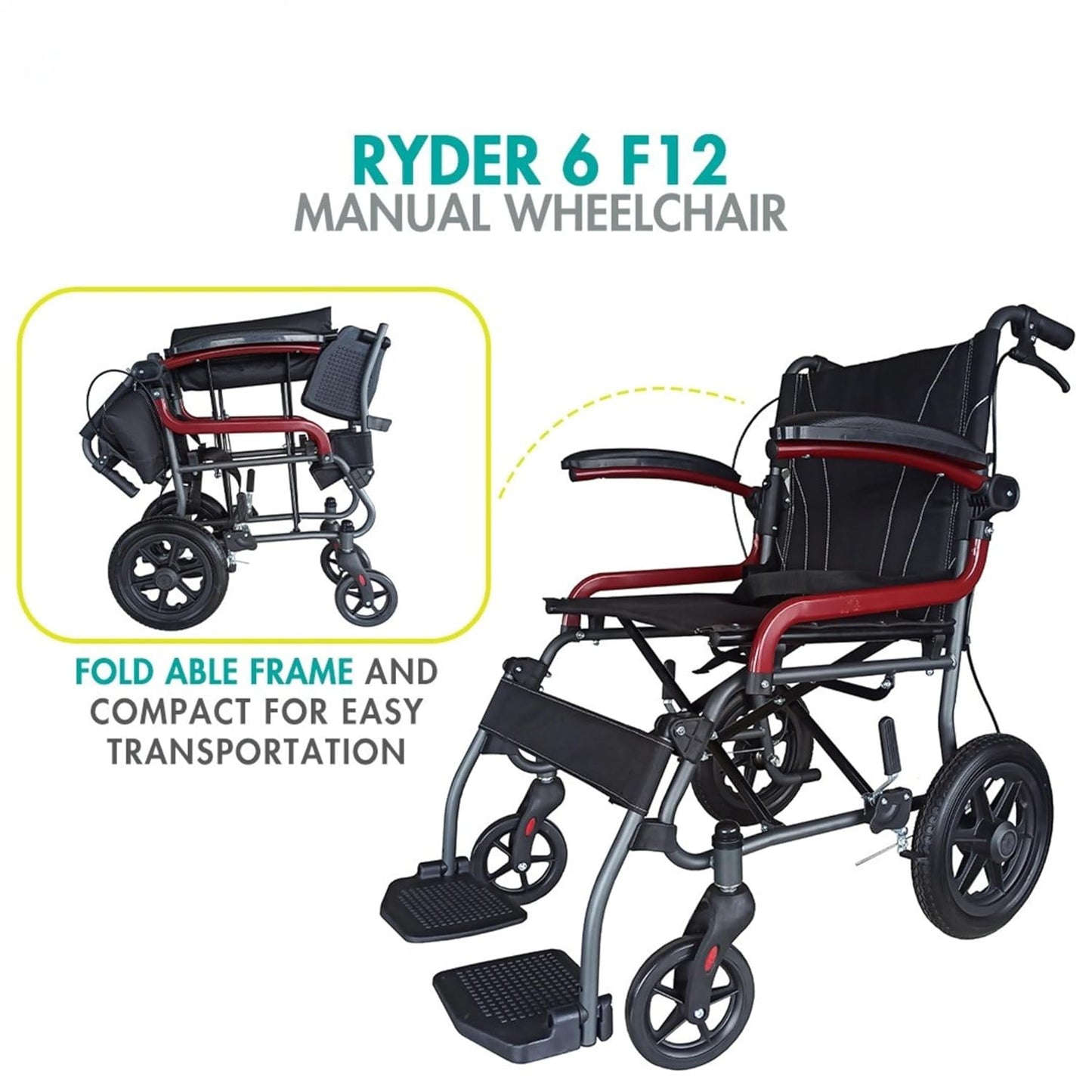 Karma Ryder-6 F12 Manual Wheelchair