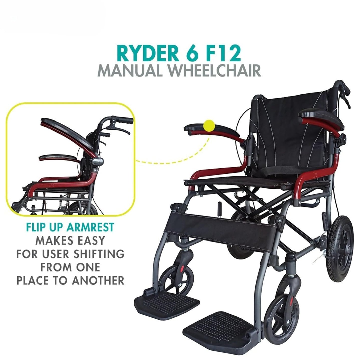 Karma Ryder-6 F12 Manual Wheelchair