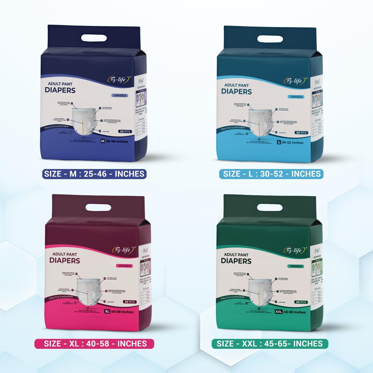 Ezlife Adult Diaper Pant Style