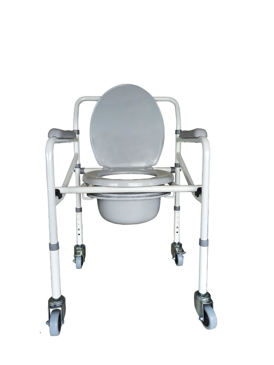 Karma Commode Chair With Wheel