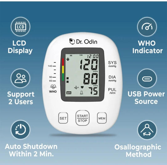 Dr. Odin OBP104 Pulse Mini Digital Blood Pressure Monitor